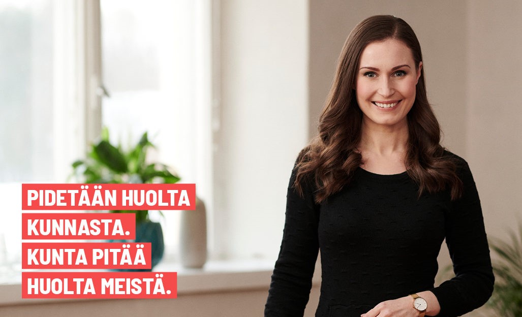 SDP:n kuntavaaliohjelma: Pidetään huolta kunnasta. Kunta pitää huolta meistä.